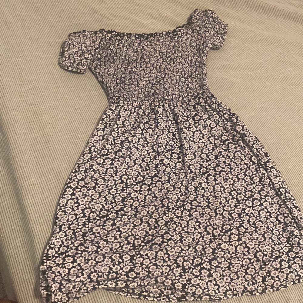 Hollister floral dress off the shoulder